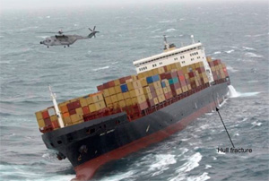 «MSC Napoli» Ran Into Trouble in the English Channel